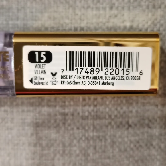 Milani Amore Matte Satin Lip Creme Gloss Lipstick Violet Villian - Picture 5 of 6